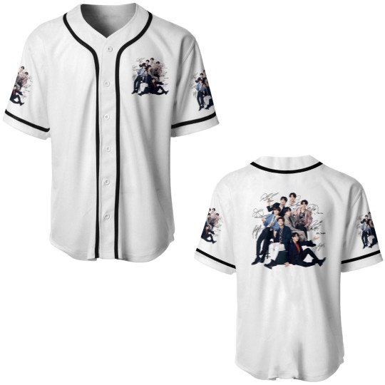 Discover BTS Group Baseball Jerseys