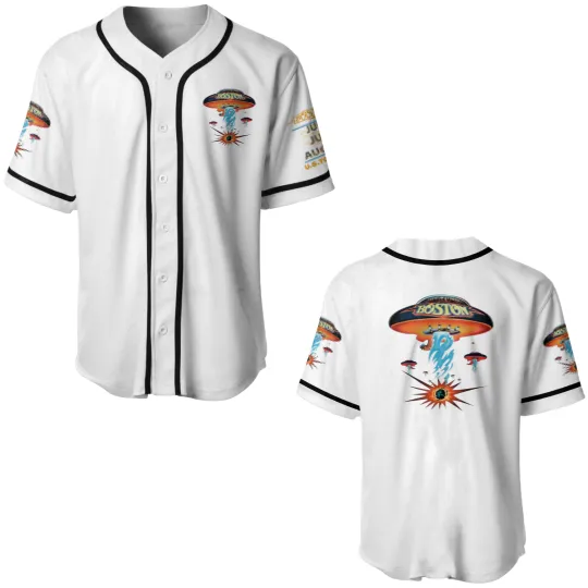 Discover Boston Band Baseball Jerseys, Boston Rock Band Concert Tour Baseball Jerseys