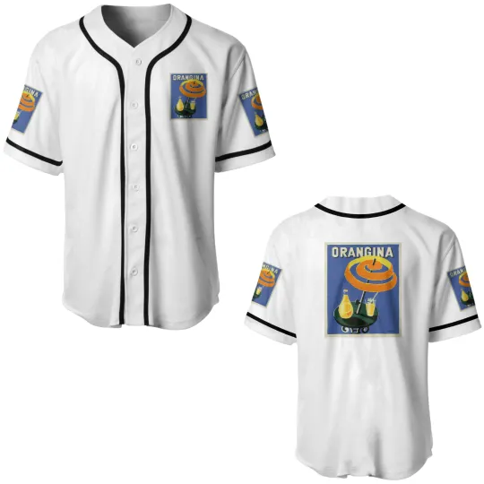 Discover Vintage Orangina Poster 1970 Bernard Villemot Premium Matte Vertical Poster Baseball Jerseys