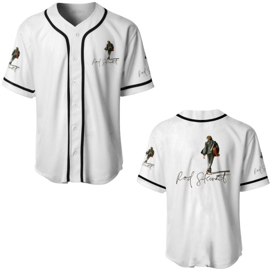 Discover Rod Stewart Signature Baseball Jerseys
