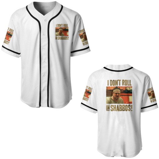 Discover The Big Lebowski I Don't Roll on Shabbos Baseball Jerseys