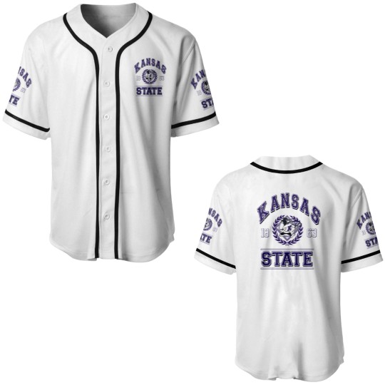Discover Kansas State EST 1863 Baseball Jerseys, Vintage Kansas State Wildcats Baseball Jerseys