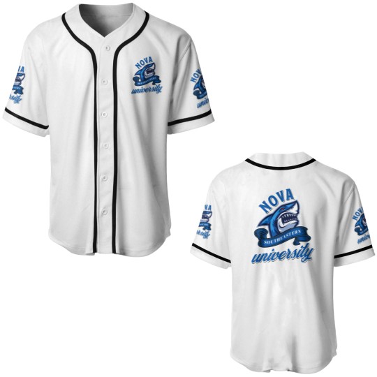 Discover Nova Southeastern University blue shark NSU Baseball Jerseys