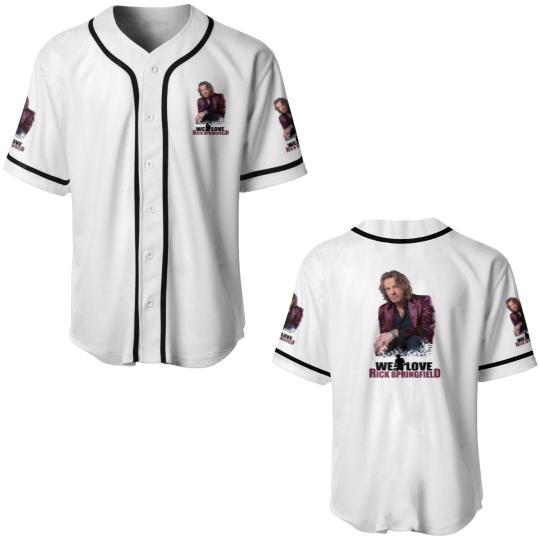 Discover Rick Springfield Baseball Jerseys