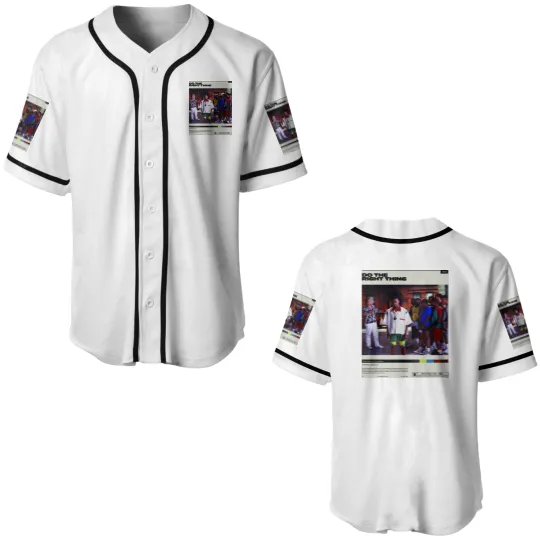 Discover Do the Right Thing Poster | Spike Lee | Minimalist Movie Poster Baseball Jerseys