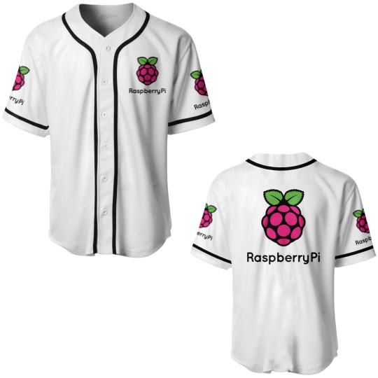 Discover RaspberryPi Logo Baseball Jerseys