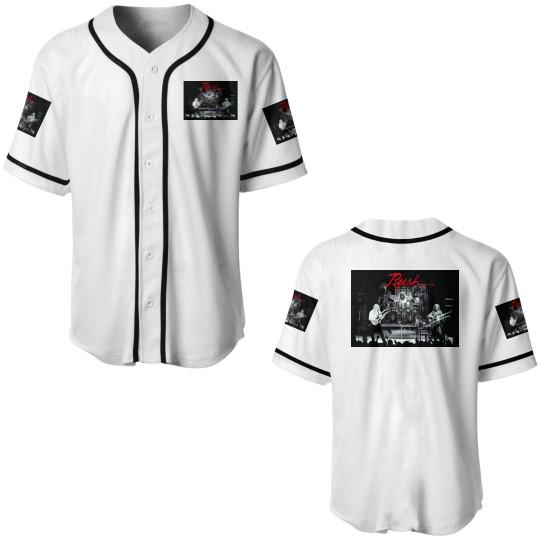 Discover Rush Classic Rock Live Poster Baseball Jerseys