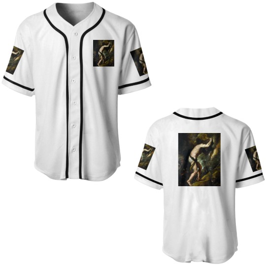 Discover Punishment Of Sisyphus By Titian Premium Matte Vertical Poster Baseball Jerseys
