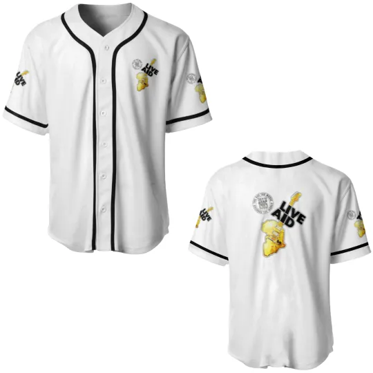 Discover LIVE AID 1985 Baseball Jerseys