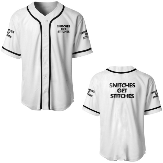 Discover Snitches get Stitches - Snitches Get Stitches - Baseball Jerseys