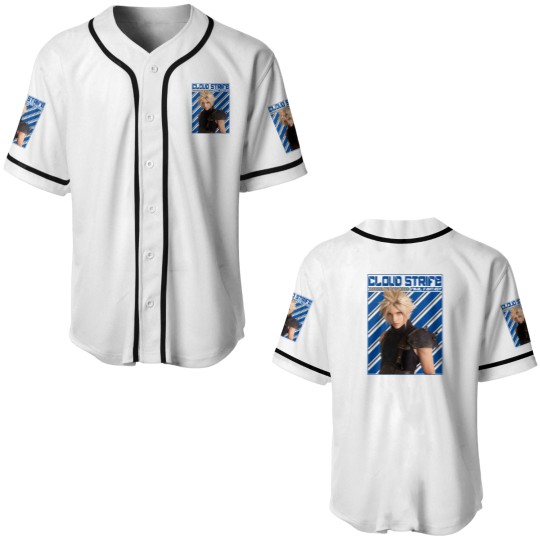Discover FINAL FANTASY 7 CLOUD STRIFE Baseball Jerseys