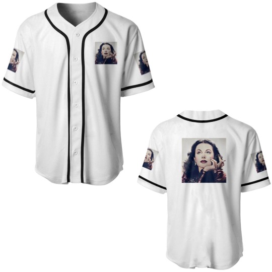 Discover Hedy Lamarr fanart - Hedy Lamarr - Baseball Jerseys
