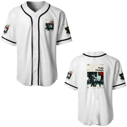 Discover Pulp Fiction Movie Poster, Pulp Fiction Poster Baseball Jerseys
