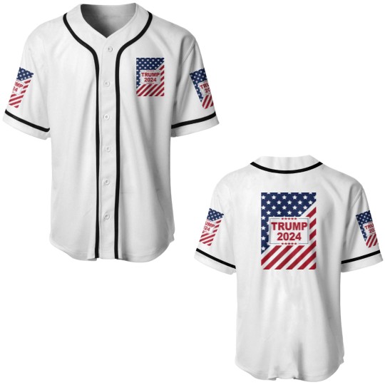 Discover Trump 2024 Garden Flag Baseball Jerseys