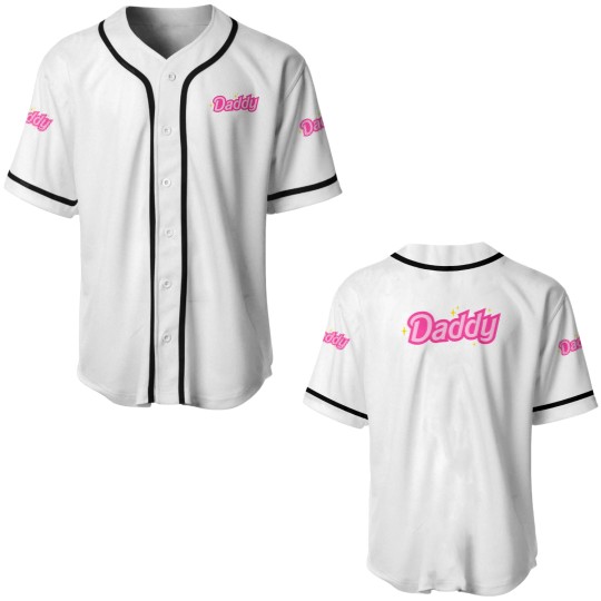 Discover Daddy Barbie Sparkles Classic Baseball Jerseys