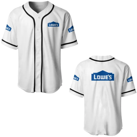 Discover Lowes Logo Baseball Jerseys