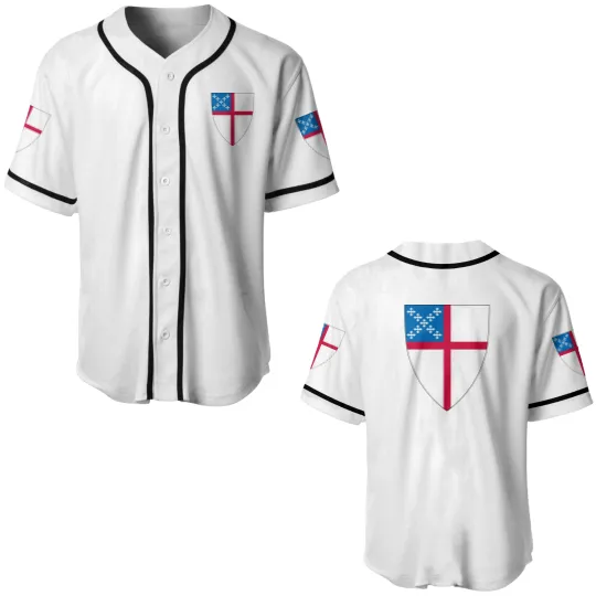Discover episcopalian episcopal church shield logo Baseball Jerseys