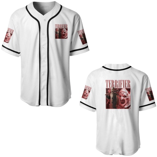 Discover Terrifier Horror Movie Baseball Jersey