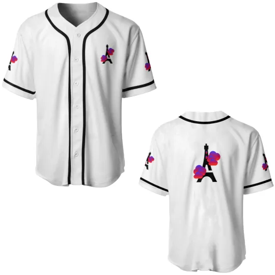 Discover Eiffel Tower From Paris Baseball Jerseys