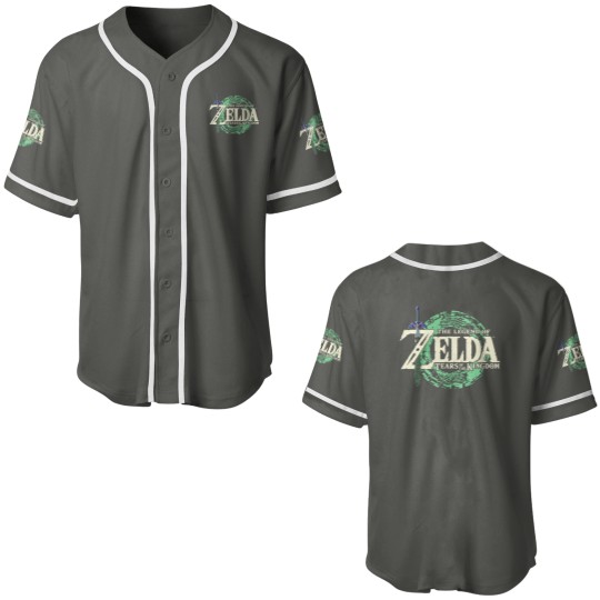 Discover The Legend Of Zelda Tears Of The Kingdom Logo Baseball Jerseys