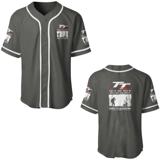 Discover TT isle of man ride on the edge respect to the fal Baseball Jerseys