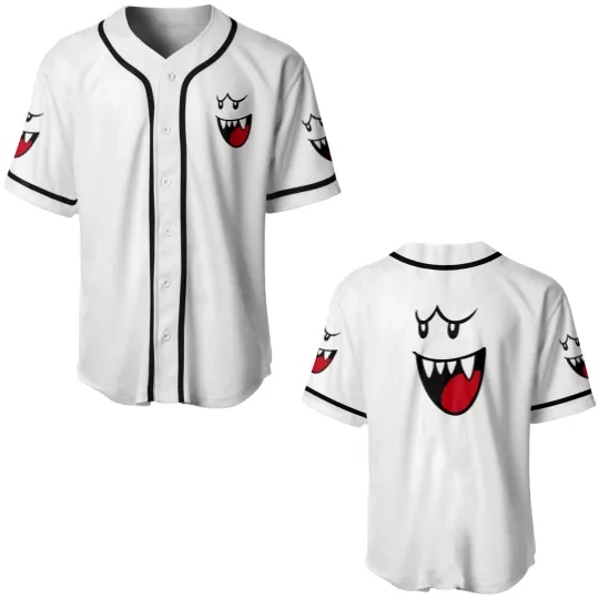 Discover Collectible Mario Boo Plush - Delightful Addition to Any Shelf Baseball Jerseys