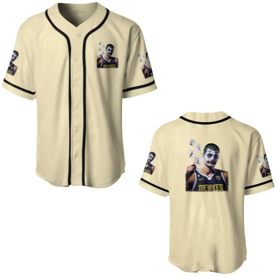 Discover Nikola Jokic The Joker Unisex Softstyle Baseball Jerseys PMT0027
