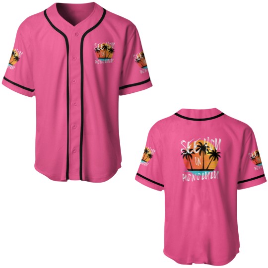Discover Honolulu retro vintage family surfer souvenir Baseball Jerseys