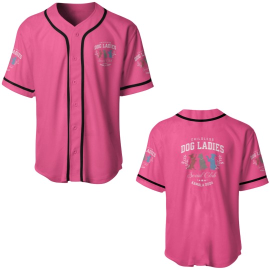 Discover Childless Dog Lady Kamala Baseball Jerseys, Kamala Harris President 2024 Baseball Jerseys