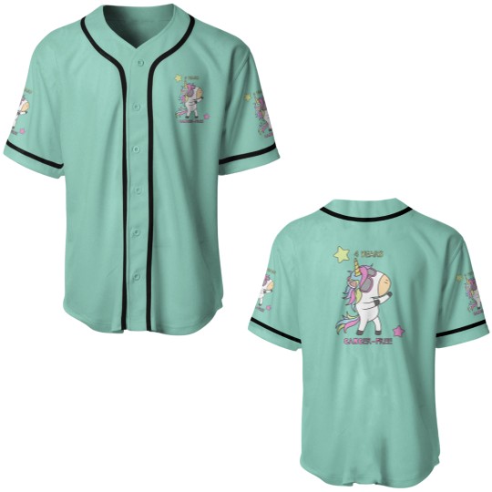 Discover 4 years cancer free .png Baseball Jerseys