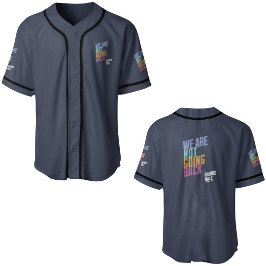 Discover Harris Walz We're Not Going Back, Harris Walz 2024 Baseball Jerseys