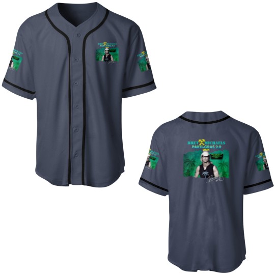 Discover New Popular ​Bret Michaels Tour 2024 Gift For Fan Baseball Jerseys