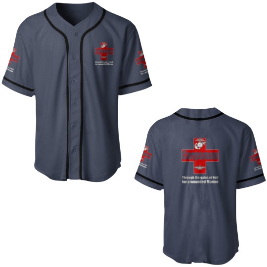 Discover FMF 8404 Navy Corpsman  Eagle Globe Anchor 5301 Baseball Jerseys