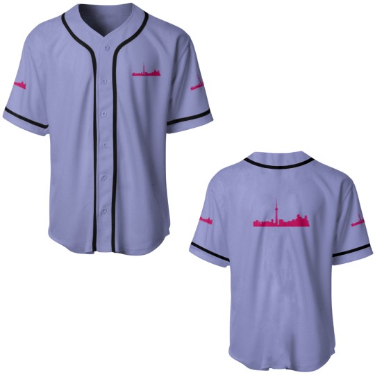 Discover Toronto Skyline.png Baseball Jerseys