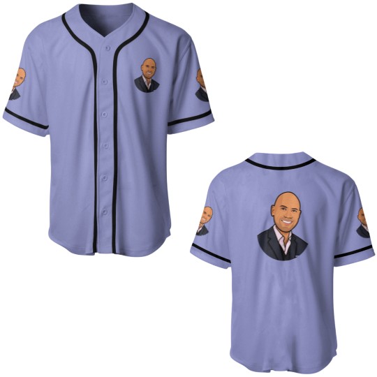 Discover Dwayne Johnson Cartoon Caricature.png Baseball Jerseys