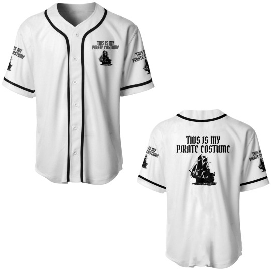 Discover This Is My Pirate Costume Pirate Halloween Pirate Baseball Jerseys