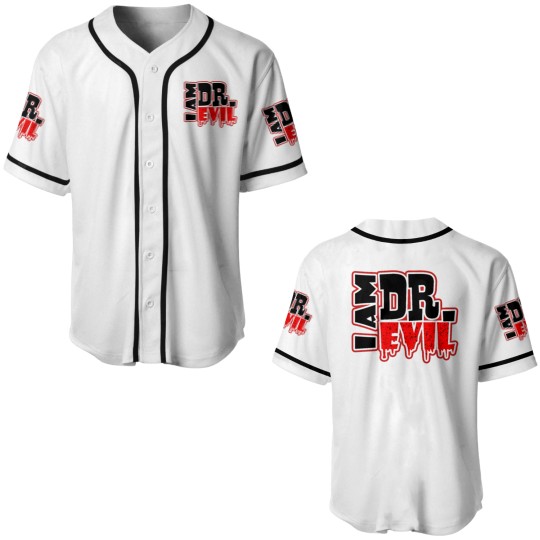 Discover Halloween - I am Dr. Evil Baseball Jerseys