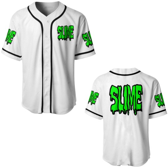 Discover Slime, nothing but pure disgusting slime Baseball Jerseys