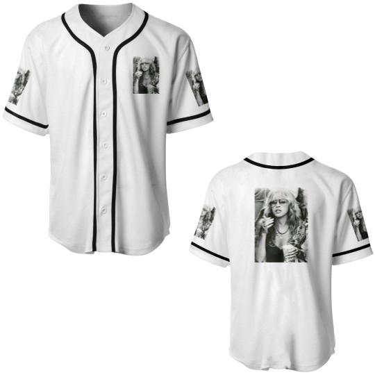 Discover Stevie Nicks Smoking Young Style Baseball Jerseys