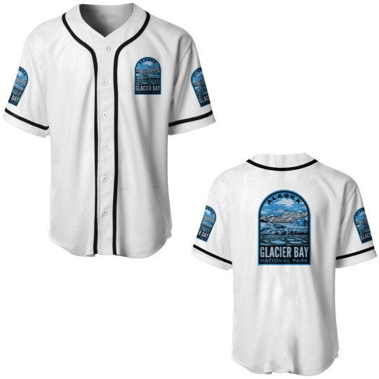 Discover Glacier Bay National Park Baseball Jerseys