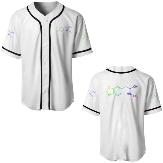 Discover MDMA Ecstasy Molly Baseball Jerseys