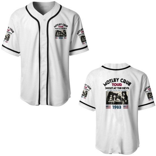 Discover Motley Crue SATD83 Baseball Jerseys
