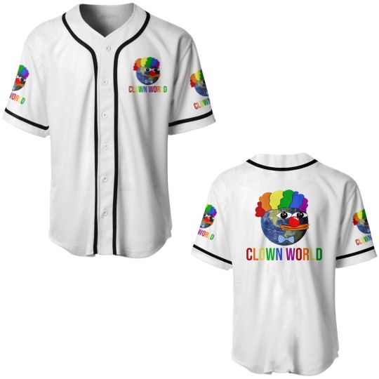 Discover clown world Baseball Jerseys