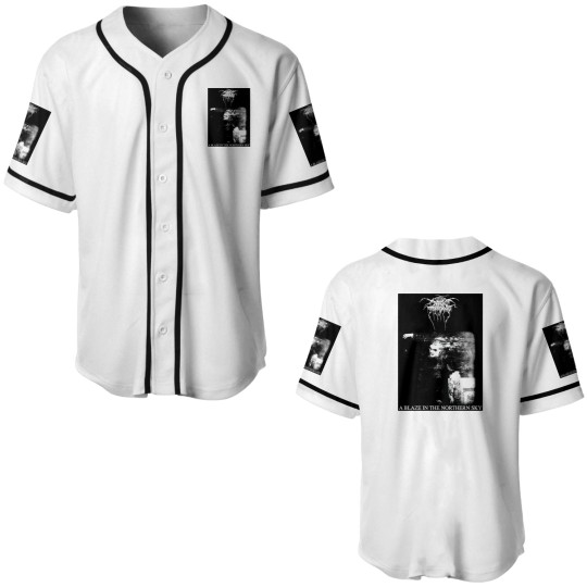 Discover Darkthrone Baseball Jerseys, A Blaze In The Northern Sky Black Metal Norwegian Black Metal Baseball Jerseys