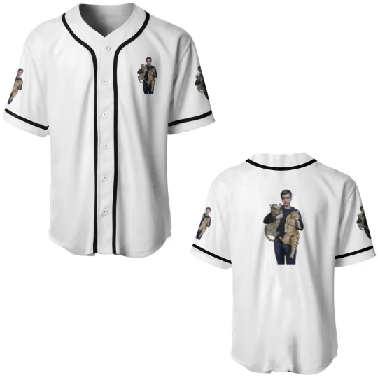 Discover Nathan Fielder and His Cats Classic Baseball Jerseys