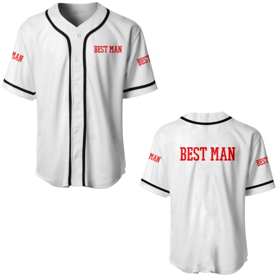 Discover Best Man Wedding Baseball Jerseys