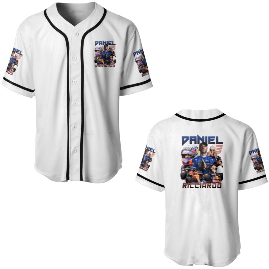 Discover Daniel Ricciardo McLaren Racing 90s Vintage Bootleg Unisex Rap Baseball Jerseys