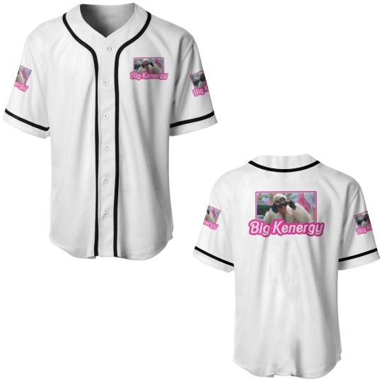 Discover I am Kenough Big Kenergy Baseball Jerseys, Barbie Inspired Baseball Jerseys