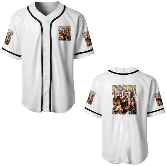 Discover Bruce Springsteen Graphic Bruce Springsteen Baseball Jerseys