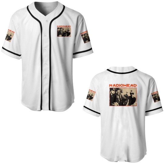 Discover Radiohead Cotton New Vintage Band Baseball Jerseys